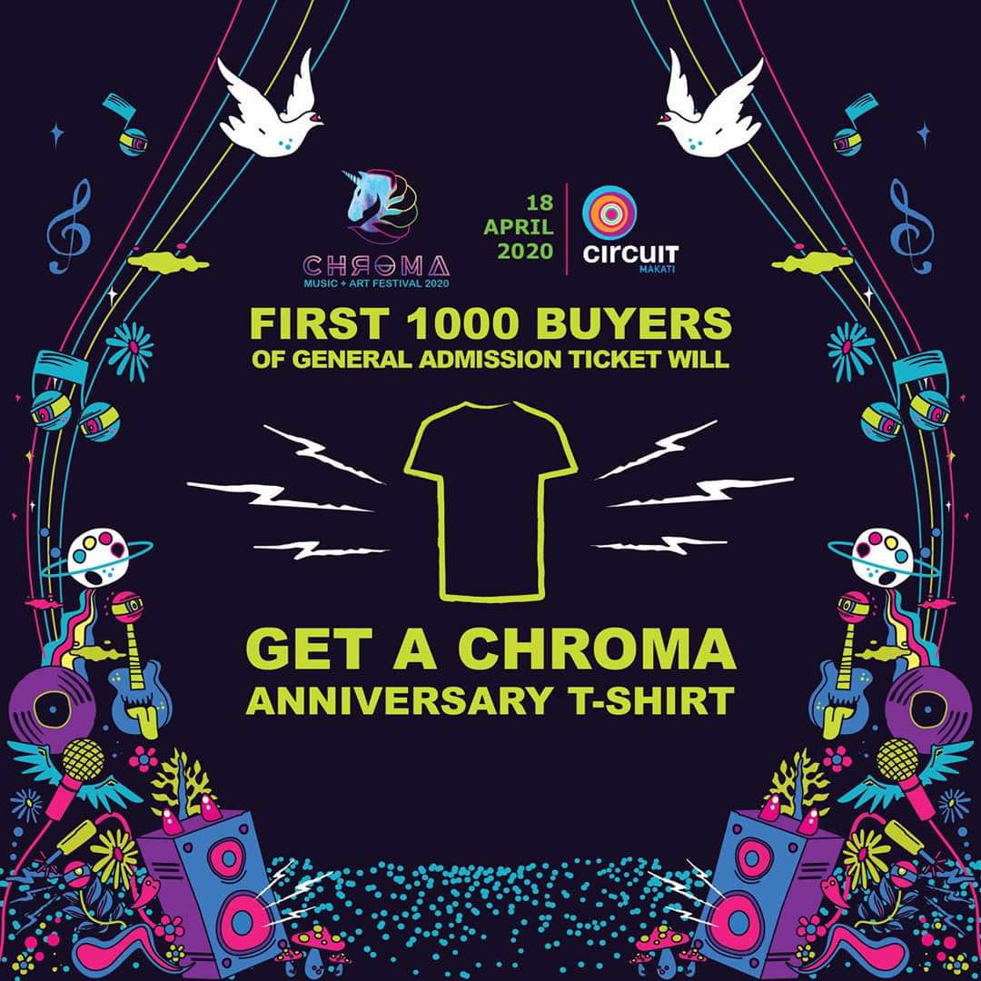 GV_Philippines's tweet photo. Our FIRST Surprise!!! You can now purchase our LIMITED Anniversary Sale tickets starting today DECEMBER 28, 2019 PLUS you can avail our "FIRST 1000 BUYER OF GA TICKET WILL GET A FREE CHROMA ANNIVERSARY SHIRT" promo.
GA - 550php
VIP - 900php
#ChromaNation #GVph π¦ https://t.co/ICwgTFQDed