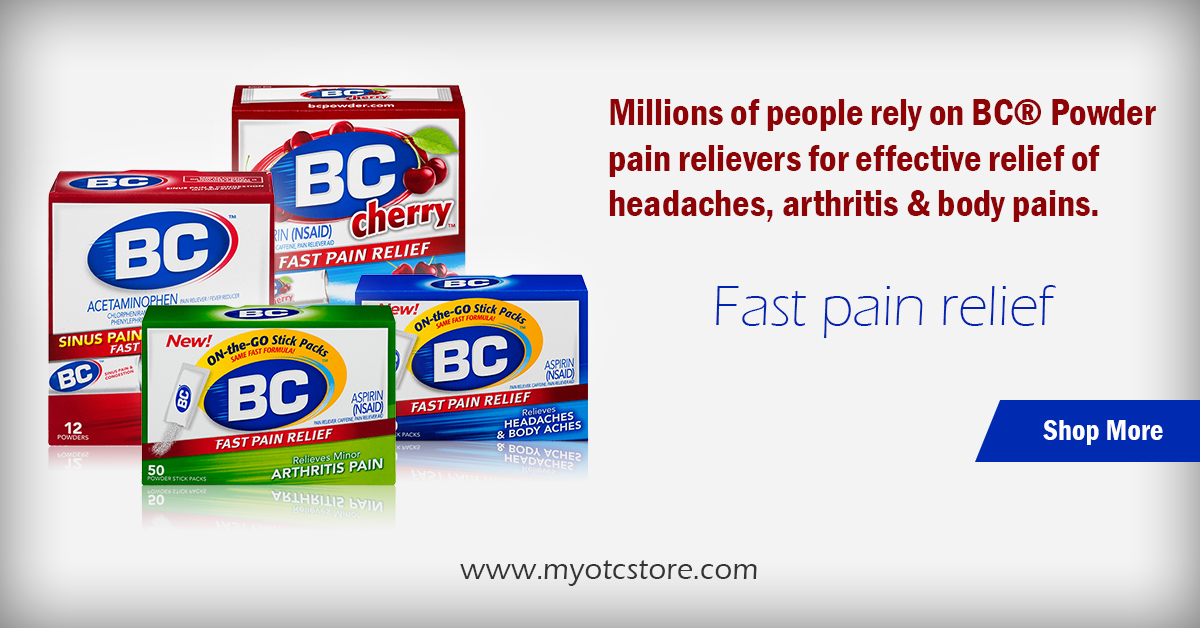 myotcstore's tweet photo. https://t.co/lwgVRNyZjr

Bc Pain Relievers

#headaches #arthritispain #painrelief #sinus #aspirin #cough #cold #nasal #allergies #flu #nasalcongestion #weekendsale #newyear2020 #offers #discounts #sale #coupon #holidays5 https://t.co/gTNdPSK46B