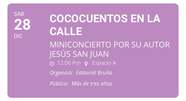Hoy microconcierto “Cococuentos en la calle” con. #JesusSanJuan en el Salón del libro infantil y juvenil <a href="/SalonLIJMadrid/">Salón del Libro Infantil y Juvenil</a> infanmusic.com/salir/activida… vía #AgendaInfanmusic <a href="/brunoeditorial/">Editorial Bruño</a> #salonlij #SLIJM