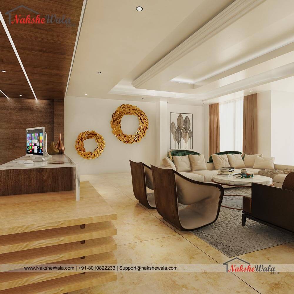 Nakshewala.com
#office_Design #interiordesign #interiordecorating #moderndesign #moderndesigner #moderndesignfurniture #receptiondecor #onlineinteriordesign #onlineservices #nakshewala #commercial #commercialdesign #commercialista #officedecor #office #latestdesigns