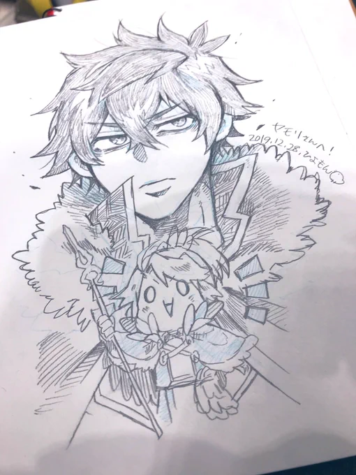 恐れ多くもスケブ描かせていただきました〜ありがとうございます🙏 