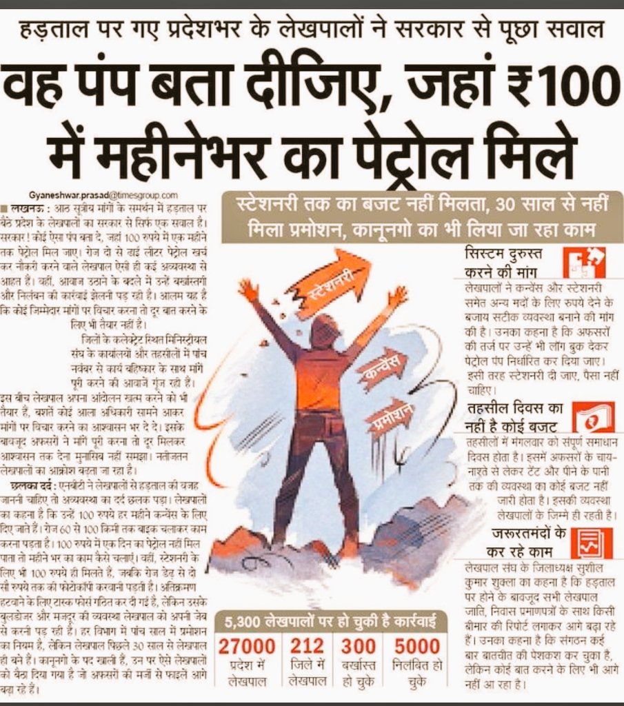 KumarVikasGaur's tweet photo. जो अधिकारी तहसील दिवस में चाय का इंतजाम न कर सके बो हमे क्या बर्खास्त करेंगे। ये निलंबन, बर्खास्तगी, FIR  सब रददी का ढेर है । 
#uplekhpalstrike
#uplekhpal_strike
#uplekhpalstrike_kyo
@PMOIndia
@CMOfficeUP
@ANI
@News18India
@aajtak
@ABPNews
@republic
@newsbharat7
@myogiadityanath https://t.co/JAEwhXev6i