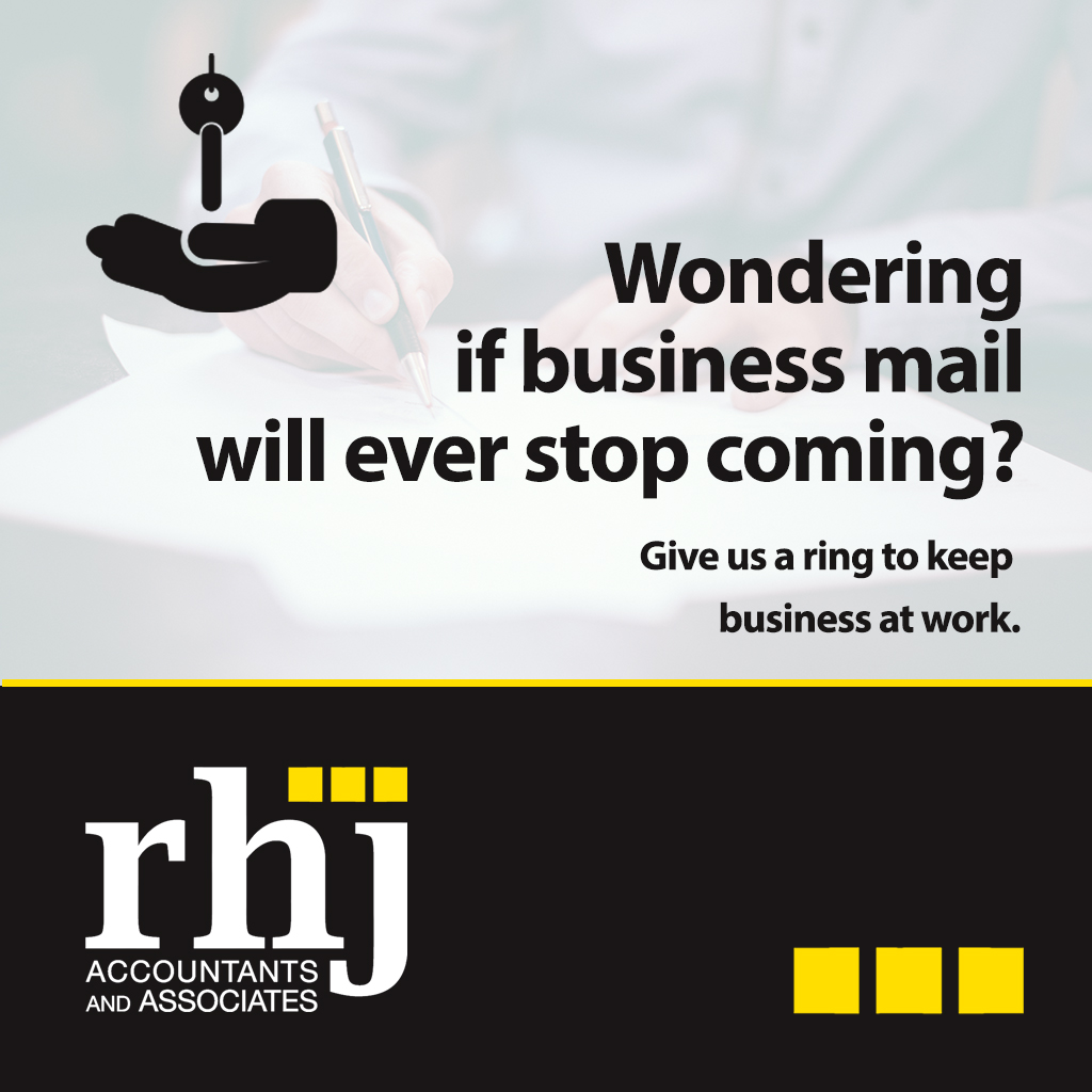 RHJAccountancy's tweet photo. Wondering if #BusinessMail will ever stop coming? Our #RegisteredOffice service takes on your business mail for you, so you can focus on family when you step through your door. Give us a ring to keep #business at work. https://t.co/d36QxQ5pTo https://t.co/lL1furGG7E