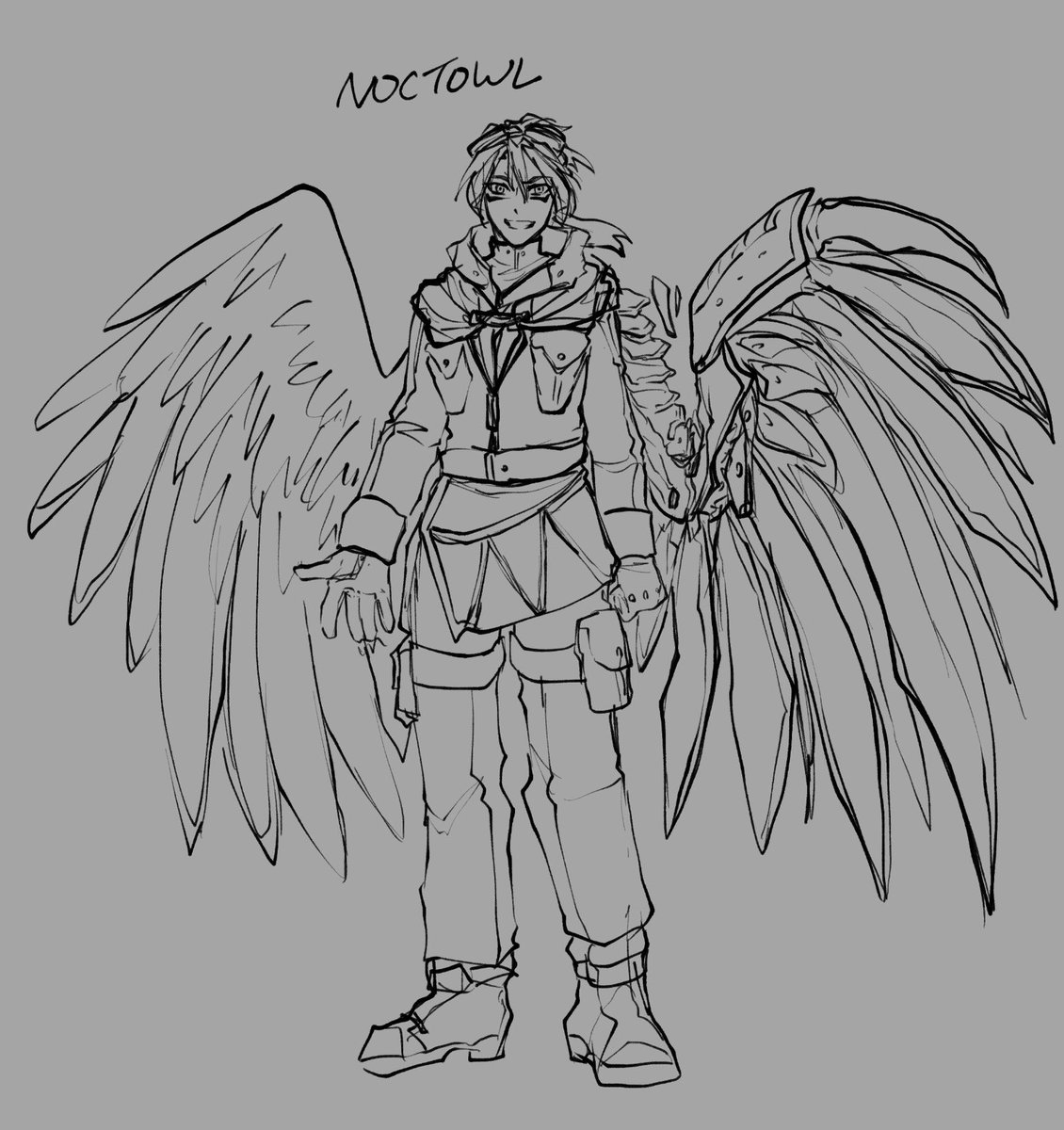 最近描いてた擬人化チラ見せ 