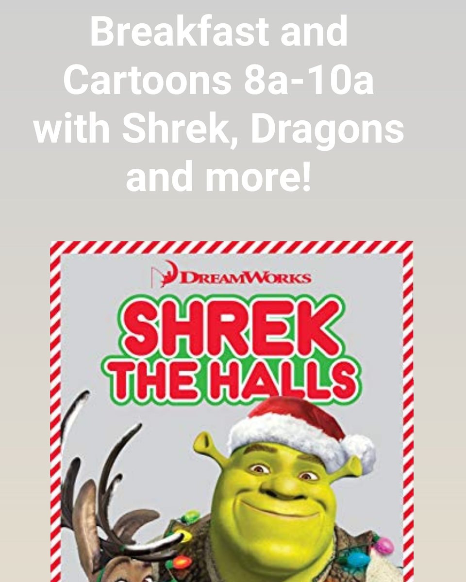 The_Beltonian's tweet photo. Breakfast TODAY 8a-10a only $6 with Shrek/Dragons Christmas. Plus, mimosas!

#Belton
#BeltonTX
#TempleTX
#CentralTexas
#Shrek
#Dragons
#Christmas
#UMHB
#FtHoodTX
#DowntownBelton
#BreakfastInBelton
#BeltonLake
#LakeBelton
#Cartoons
#SaturdayMorningCartoons
#Breakfast https://t.co/4GX38O7o0G