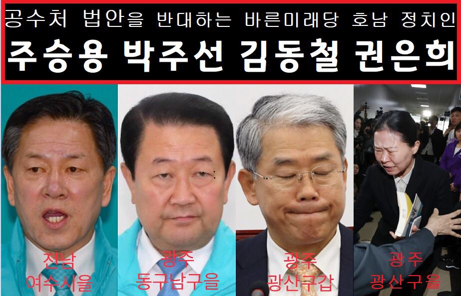 우리나라 민주화를 위해 가장 선봉에 서서 피 흘렸던 민주화의 성지 광주 시민 전남 도민 여러분 이런 버러지 같은 기회 주의자 들을 용서 하시겠습니까!!