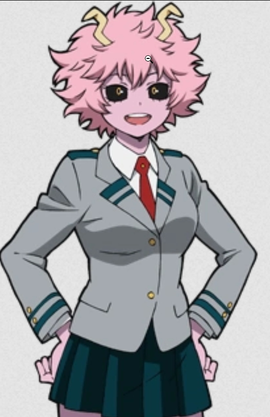 Mina, pink girl in My Hero Academia.
