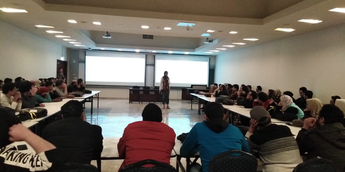 And Now with Amira Amin coach from Wuzzuf and her workshop "How technical can your CV get ?".

<a href="/DevFestEgypt/">#DevFestEgypt</a> @gdgmena @gdg
<a href="/WomenTechmakers/">Women Techmakers</a> <a href="/wuzzuf/">وظف السعودية</a> #DFEGY #DevFest19 #gdg #gdgalex #wtmalex