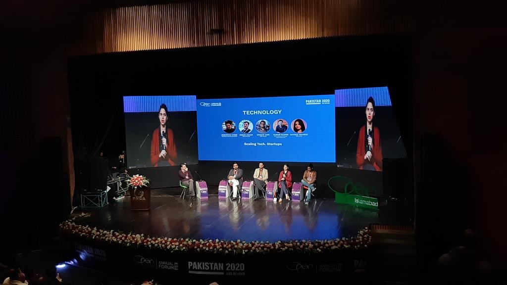 sheryhydri's tweet photo. Great discussion with a diverse panel at #openisb:
@taimurrashid from Microsoft US, sharing opportunities in Azure & AI.
@owais_tweets with the pros & cons of services vs products
@NaveraMasood explained the challenges of Edtech & AR
@waqazim wowed with the @quixeltools story https://t.co/yxOLYBCvtv