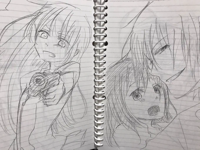 うわああああああ部屋掃除してたら高校の時の絵が出てきたあああああああああああああああああああああ 