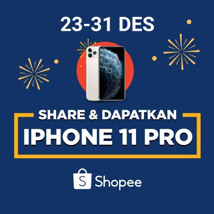 iPhone 11 pro gratis untukmu! Buruan share sekarang! play.shopee.co.id/share?share=un…