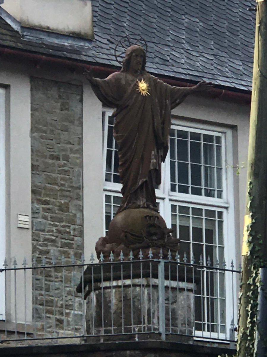 ProfGildart's tweet image. Chocolate Jesus, Holywell, North Wales