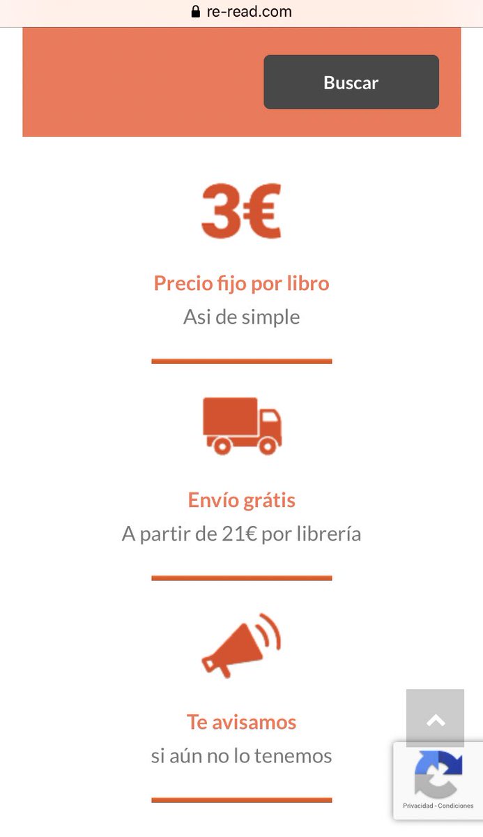 Las librerías “Reread” me parecen muy buena opción para regalar o para regalarte. No sé si sabíais que podéis poner alertas si queréis algún libro en concreto. Os dejo el link... y de regalo una captura con algunas faltas de ortografía 🥴
bit.ly/39juupr