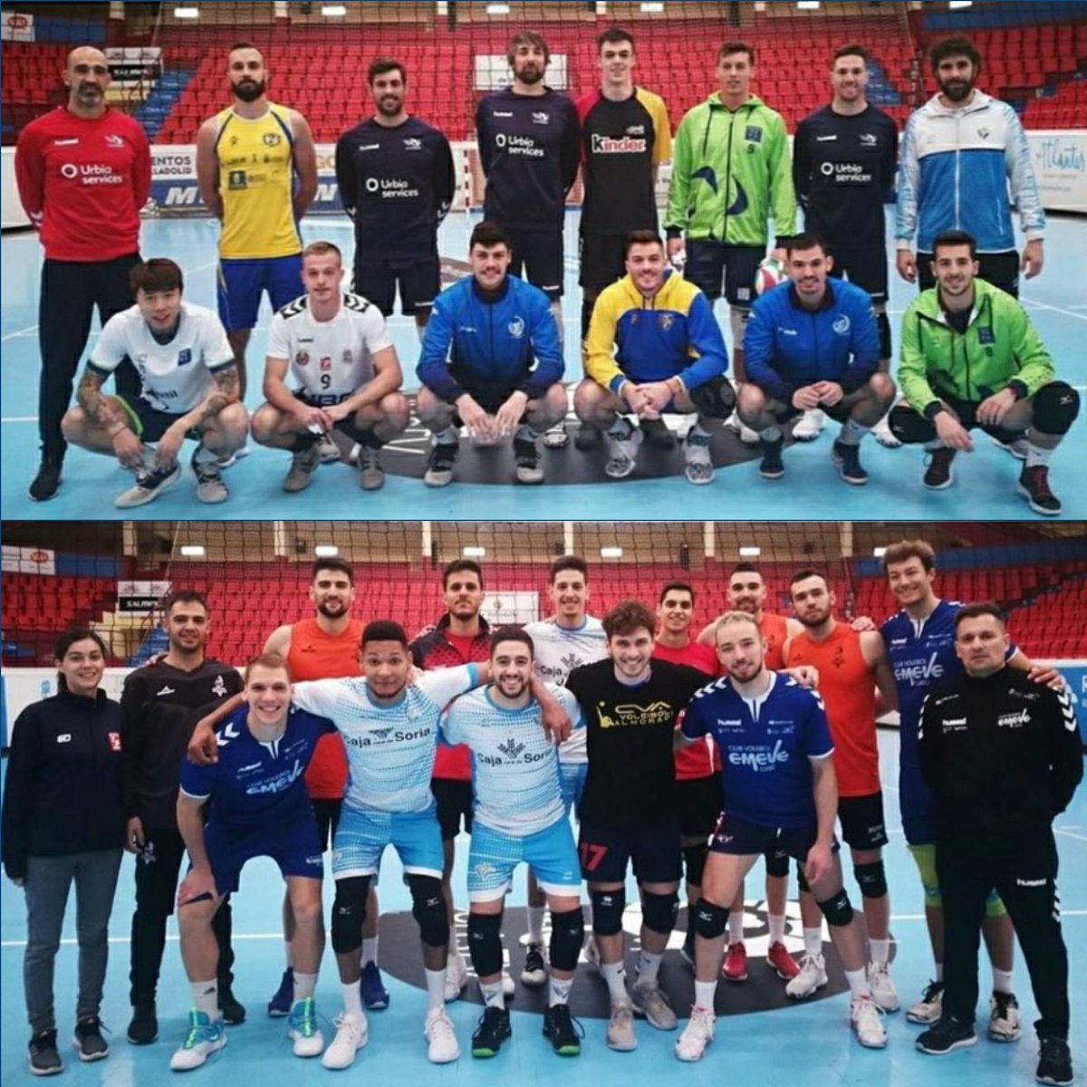rioduerovoley's tweet photo. Nuestros representantes en el All-Star ya han acabado el entrenamiento de preparación para ofrecer un gran espectáculo a todos los seguidores de nuestro deporte.

Esta tarde, a partir de las 20:00
ALL-STAR 2019 VOLEIBOL
Polideportivo Pisuerga (Valladolid) https://t.co/wgREbnLeLZ