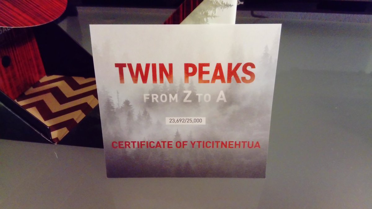 valentin_bardin's tweet photo. J'ai des frissons ! Ma série préférée ❤️ @DAVID_LYNCH
@mfrost11
#ItIsHappeningAgain #FromZToA #TwinPeaks #BestShowEver ⭐❤️🎬☕🌲🔥🎵 https://t.co/F8QHyw3Jq6 https://t.co/YKyZLFzfDO