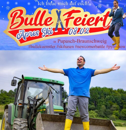 Discobauer_Ralf's tweet photo. Die #Bulle_feiert Tour geht weiter :)
8.2 sind wir in #Braunschweig :)
Jetzt Karten sichern !!!!!!
Unter https://t.co/DQ8XoO4m2Q 
#bullefeiert #goldstrand #bulgarien #girls #party #Niedersachsen #Bulle_feiert_apres_ski https://t.co/DbaV60ScQG