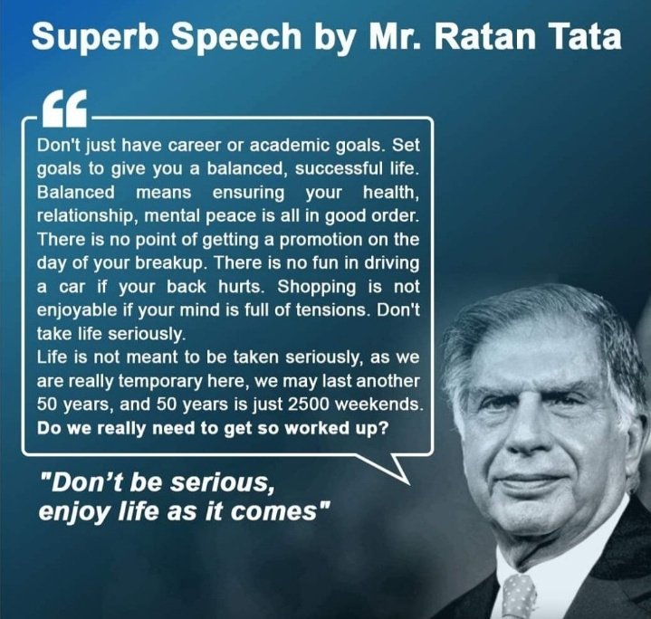 Happy birthday to big personality Sh. Ratan Tata    