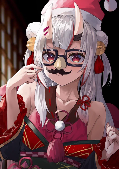 遅れてきた謎のひげメガネサンタ
いったい何切あやめなんだ… #百鬼絵巻 