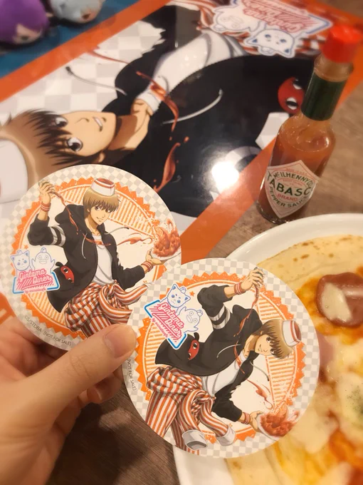 今日の私の引きがパーフェクト沖田くん(銀さんのアクスタはわかなちゃんの) 