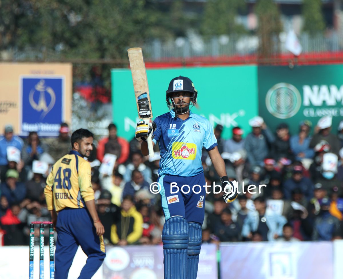 PietersenSandip's tweet photo. Muhammad Zaid Alam brings up fifty !
Can Biratnagar chase it ?
#PPLfinal https://t.co/01Lm7TrbWw