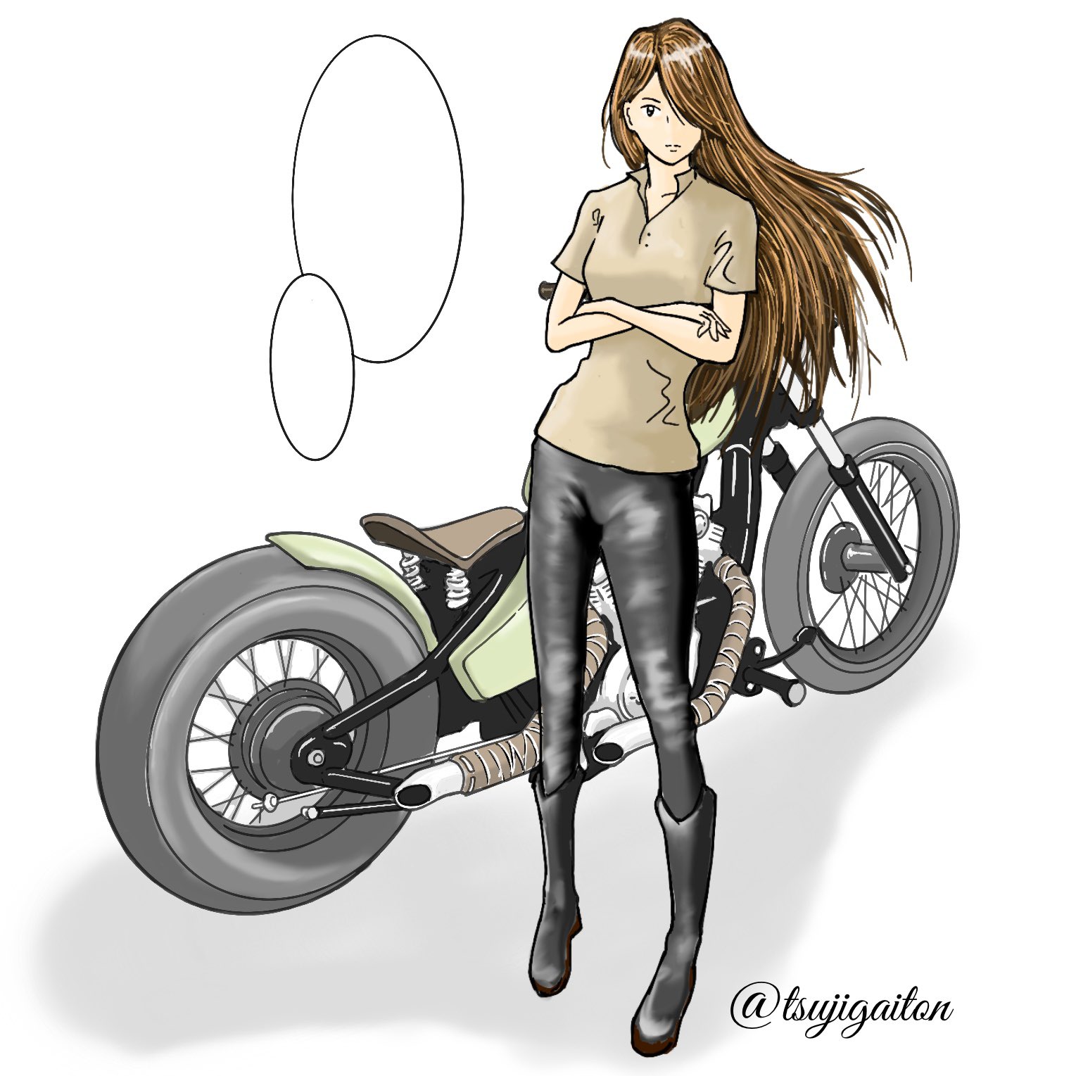 Lc Lastchapter ハーレーイラスト マンガちっくパート2 マンガ イラスト ハーレーダビッドソン バイク イラスト プロクリエイト T Co Md7gggo0vd Twitter