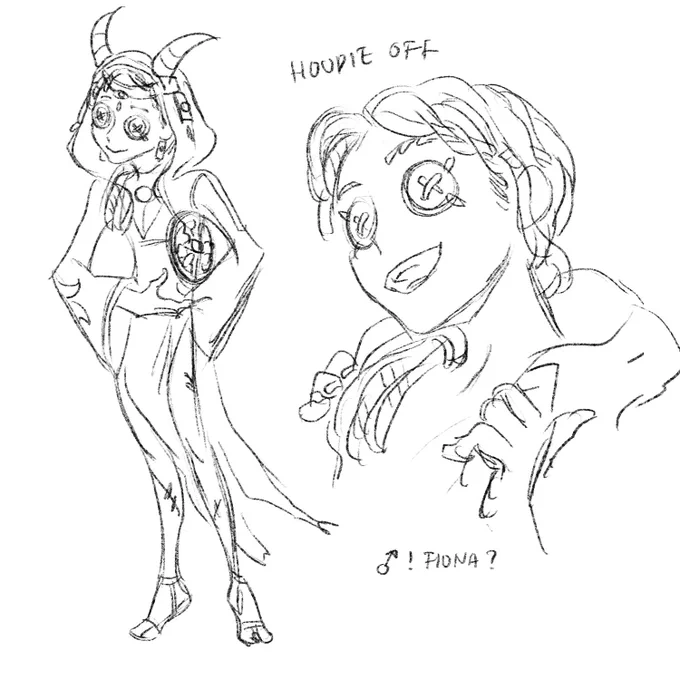 An attempt at M!Priestess since I use her a lot
Also Samara &amp; Divine Light version
#IdentityV 