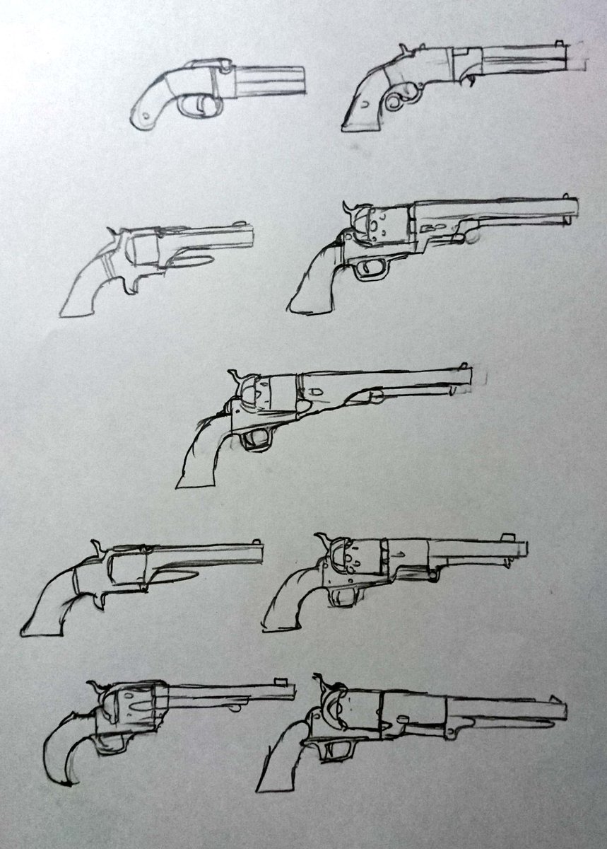 ドクトルt アナログの落書き 描き貯めした西部劇の小道具の絵 銃 リボルバー 西部劇 ドクトルt アナログの落書き 描き貯めした西部劇の小道具の絵 銃 リボルバー 西部劇
