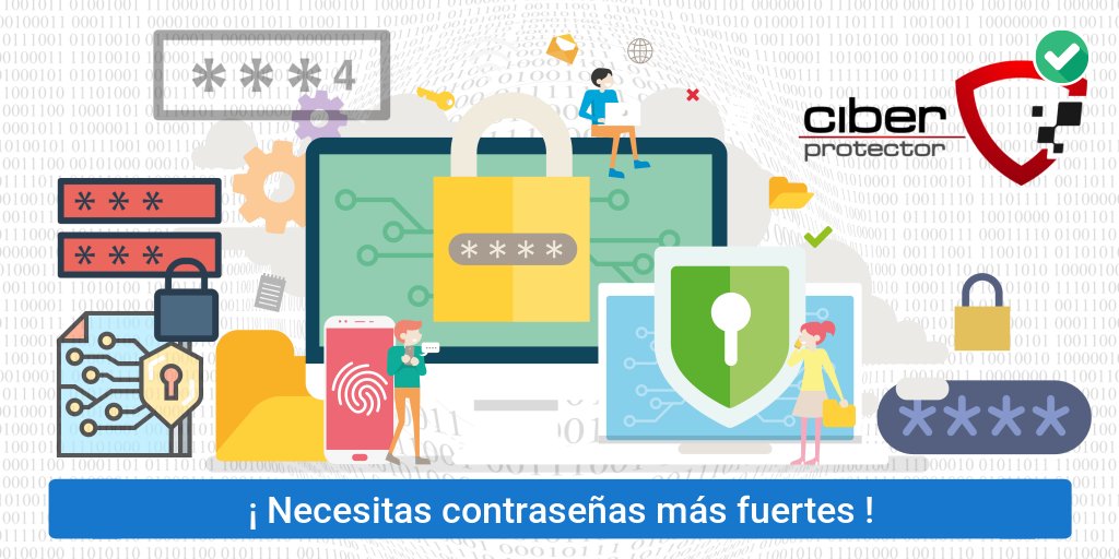 ¡Necesitas contraseñas más fuertes! *️⃣*️⃣*️⃣*️⃣ 😉
Con el #generadordecontraseñas de #CiberProtector ciberprotector.com/generador-de-c… creas contraseñas más robustas ¡rápidamente! 👍🔐
#baulcontraseñas #contraseñassegura #ciberseguridad <a href="/WebEmpresa/">webempresa.com</a>