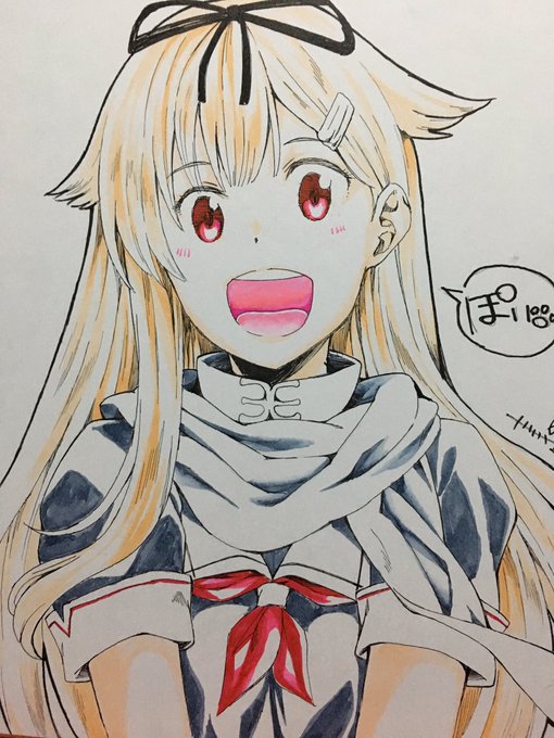 色コミケ用色紙、夕立色塗り完了 