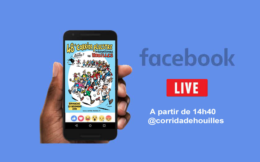 Sur écrans géants à #Houilles et sur Facebook, dimanche vivez la Populaire et la course des As en direct @corridadehouilles