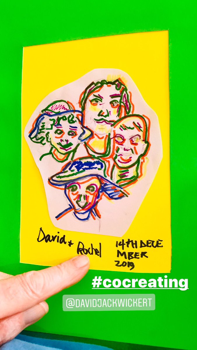 WickertRachel's tweet photo. Keeping on co-creating till we drop! #artthebestmedicine #themanyfacesofdementia #drawingisbreathing #thanks4remembering https://t.co/Jbu6Sim5aw