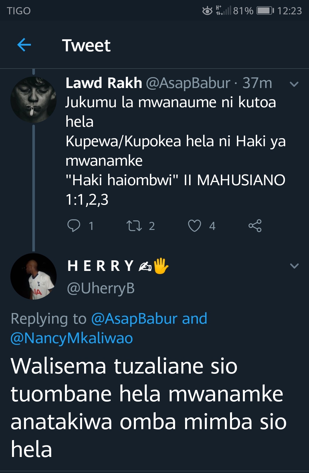 H E R R ÿ Siku Niliyo Ingojea Imefika The Next Mvp Twittervar