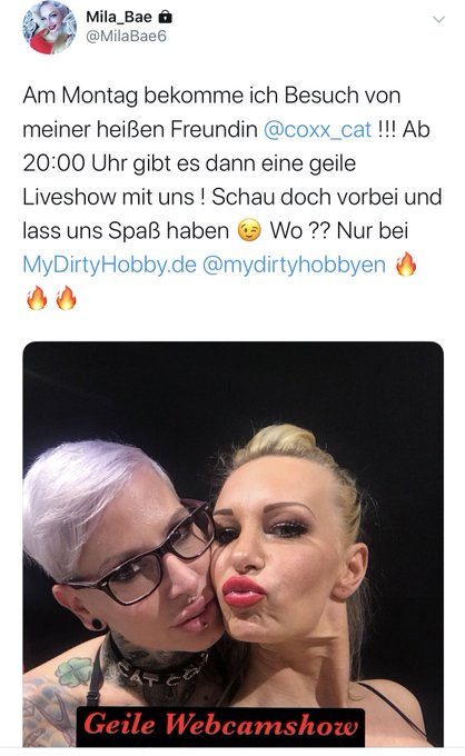 Hey Leute, schaut am Montag ab 20 Uhr unbedingt bei meinen 2 hei&szlig;en M&auml;dels vorbei !! Es wird euch gefallen<a href="/tag/playboy"class="tags"><span>#playboy</span></a><a href="/tag/hotbody"class="tags"><span>#hotbody</span></a><a href="/tag/rollergirl"class="tags"><span>#rollergirl</span></a><a href="/tag/wickedweasel"class="tags"><span>#wickedweasel</span></a>