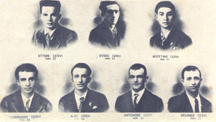 I #fratelliCervi non sono certo morti per avere un'Italia come questa. Rendiamo Loro onore!!! Il 28 dicembre 1943, venivano barbaramente trucidati dai nazifascisti in 7: Aldo, Antenore, Gelido, Ettore, Ovidio, Ferdinando e Agostino, assieme al loro compagno Quarto Camurri.