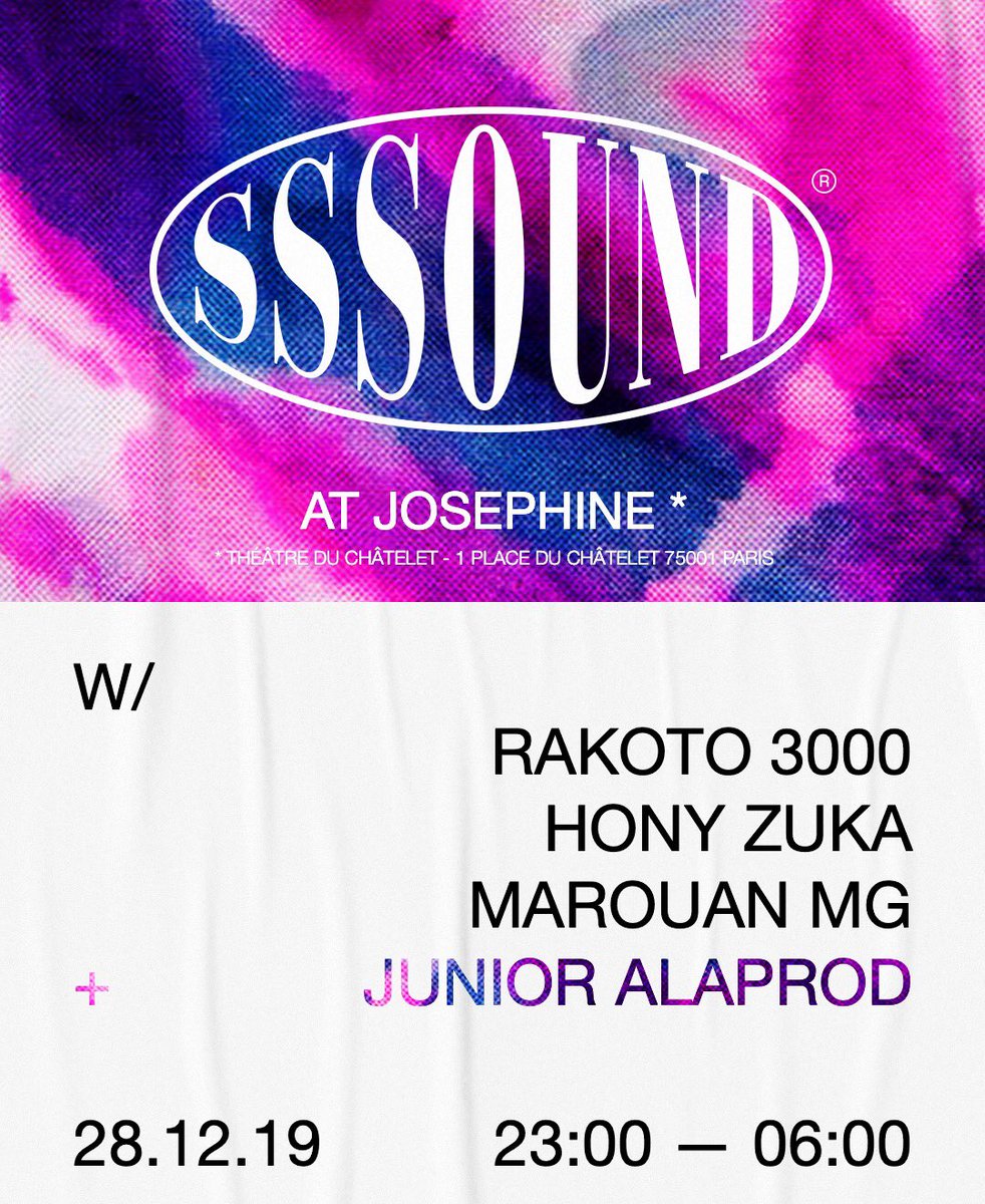 SSSOUND___'s tweet photo. À ce soir #SSSOUND https://t.co/vtOp5b8Nnn