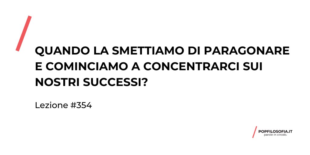PopFilosofia's tweet photo. C'è sempre qualcuno che ha fatto/avuto/lottato di più. 
Oggi è la giornata del "di più" e di quel sacrosanto pensiero che per non soccombere dobbiamo solo smettere di fare classifiche ed iniziare a darci una pacca sulla spalla per dirci quanto siamo bravi. #comingout https://t.co/Vv3ZKwOCZs