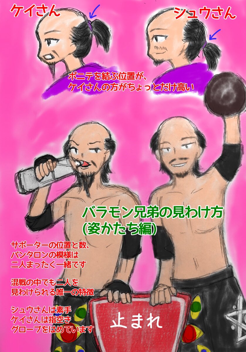 バラモンのご兄弟の見分けがつかない』というお悩みを定期的に見かける