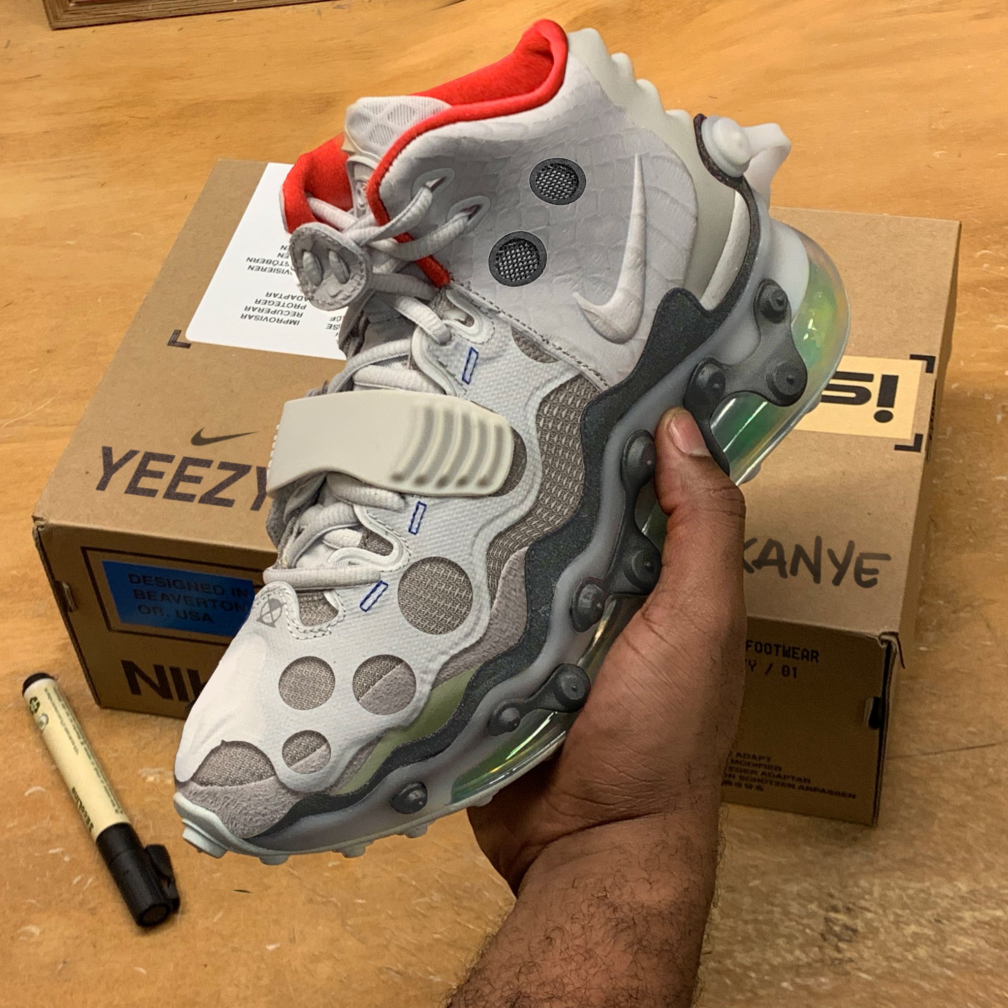 Kanye West's Yeezy ISPA HI Air Max 720 