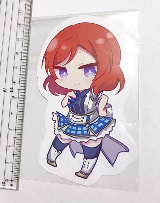 シールは10cmくらいです! 