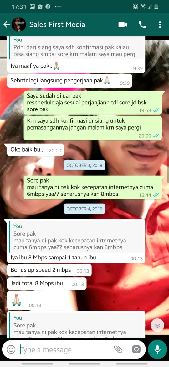 herujps19's tweet photo. @FirstMediaCares hai admin id pelanggan saya : 11266522
Saya dijanjikan sama marketing pas pendaftaran
Diskon 30% selama 1 tahun
Free upgrade speed selama 1 tahun
Free all chanel selama 3 bulan
Tapi kenapa ada pemeberitahuan bahwa free upgrade speed hanya 3 bulan. https://t.co/lPdB10we4j