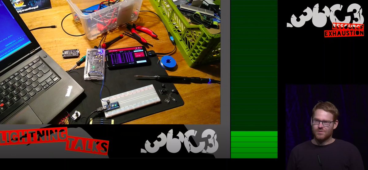 hpdang's tweet photo. .@nause_marc speaks about #PocketScienceLab #opensource #Hardware at #36c3 @pslabio @fossasia https://t.co/G9FBAmAhU5 https://t.co/yrYu8ITYRa