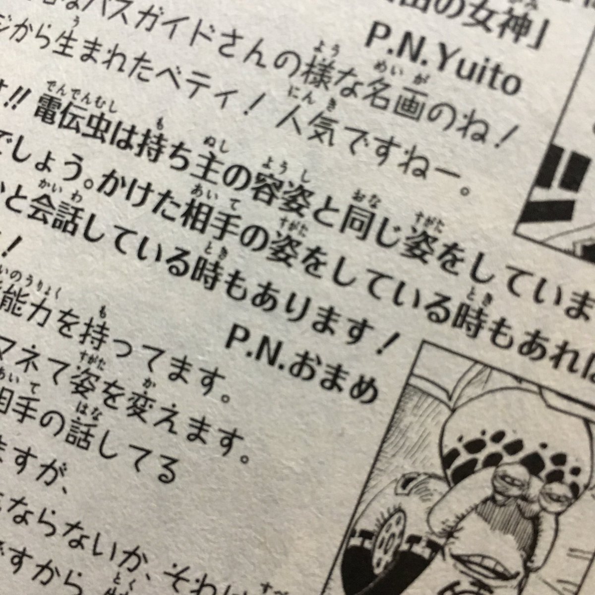 One Pieceが大好きな神木 スーパーカミキカンデ Auf Twitter ずっと疑問に思ってたので凄くスッキリしたsbsでした ありがとうございます