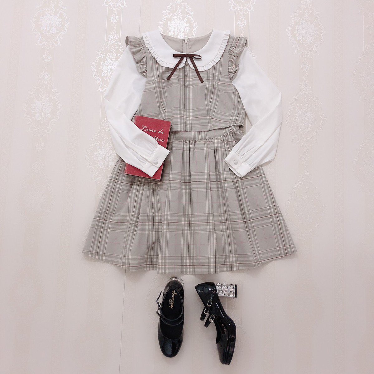 Ank Rouge Press 1枚で優等生コーデが完成するset Up風ワンピース リボンブローチとガーリーな春チェックがポイントです パステルチェックset Upワンピース Pink Beige Greige 9 400 Tax 1 3 ラフォーレ原宿店先行入荷 T Co Bg9okacz3u Ank Rouge Press 1枚で優等生コーデが完成するset Up風ワンピース リボンブローチとガーリーな春チェックがポイントです パステルチェックset Upワンピース Pink Beige Greige 9 400 Tax 1 3 ラフォーレ原宿店先行入荷 T Co Bg9okacz3u