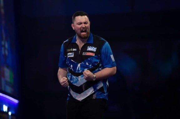 PRGConstruction's tweet photo. Come on Luke Humphries lets get into another QF. Live on Sky sports 2pm. #PRGCONSTRUCTIONPLAYER 🎯🎯👍🤙👏 https://t.co/h7CF4edrl1