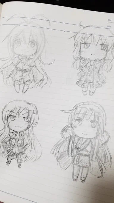 棚整理してると、基本書いたアナログ絵を全部取ってあるせいで、いつどういう目的で描いたかわからない絵とか出てくる。そしてだいたい画力がアレなんでこっ恥ずかしい気持ちになる(白目 