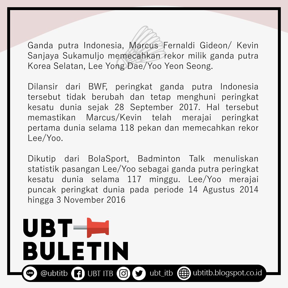 Unit BuluTangkis ITB tweet media