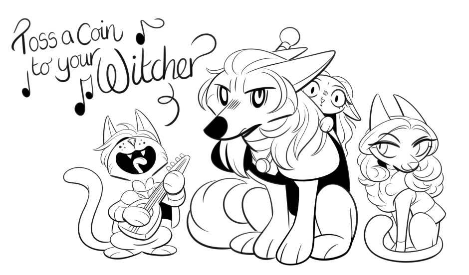Hard at work on important concept art 