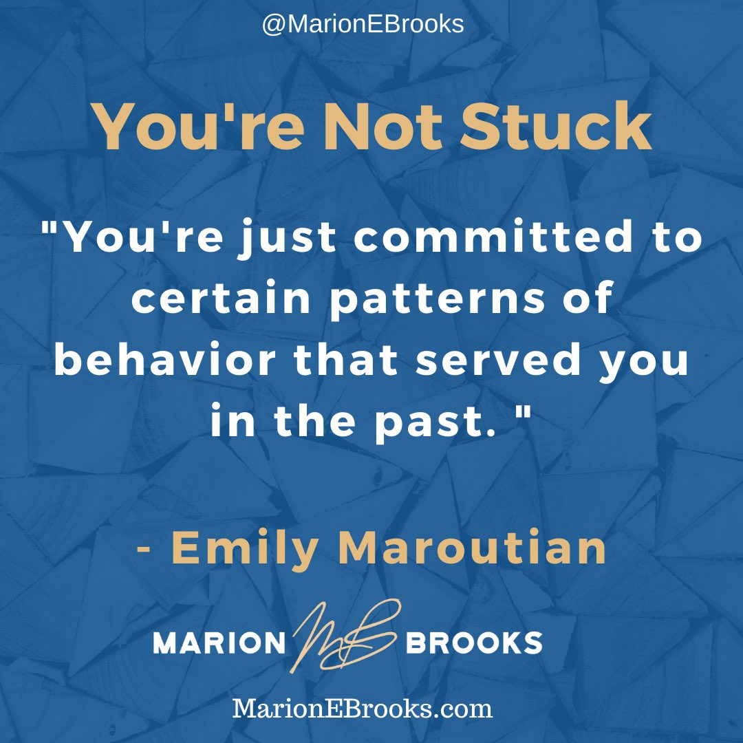 marionebrooks's tweet photo. “Now those behaviors have become more harmful than helpful. The reason why you can’t move forward is  because you keep applying an old formula to a new level in your life. Change the formula to get a different result.” - Emily Maroutian https://t.co/JHZ4sGHAXn