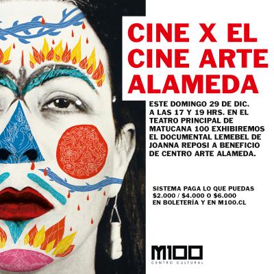 Mañana domingo en <a href="/Matucana100/">Matucana 100</a> función a beneficio del <a href="/CineArteAlameda/">Centro Arte Alameda</a> La cultura apaña a la cultura
