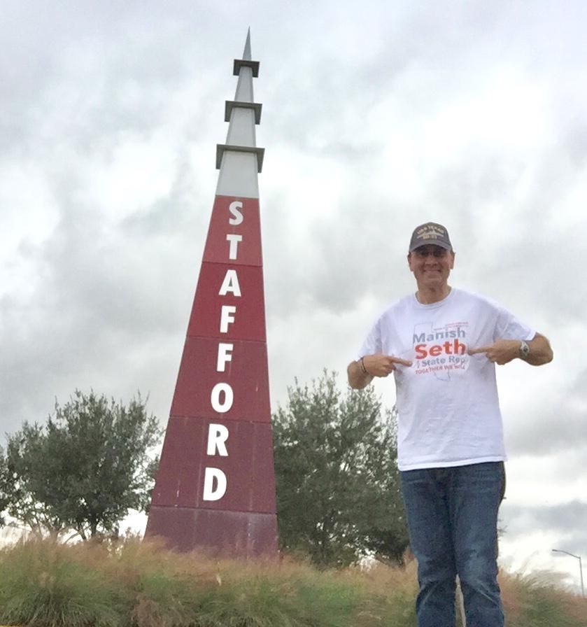 seth4state's tweet photo. I’m thankful to have the support of Rep. Olson in my campaign for HD27. @RepPeteOlson was out yesterday reminding voters who to vote for in the March primary. #TogetherWeWill #MeadowsPlace #Stafford #HD27 https://t.co/ETR9fVxiHV